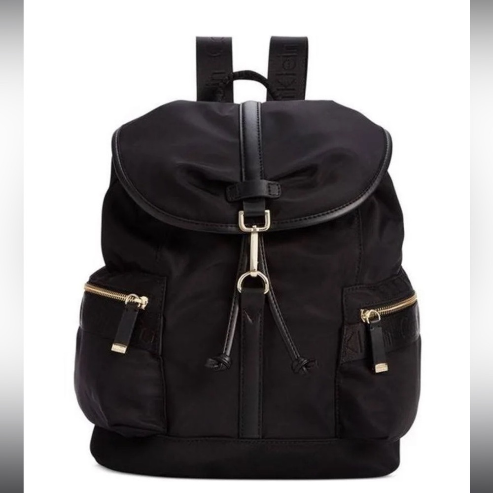 Black nylon Calvin Klein backpack